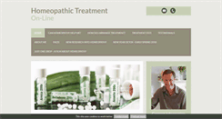 Desktop Screenshot of homeopathictreatmentonline.com